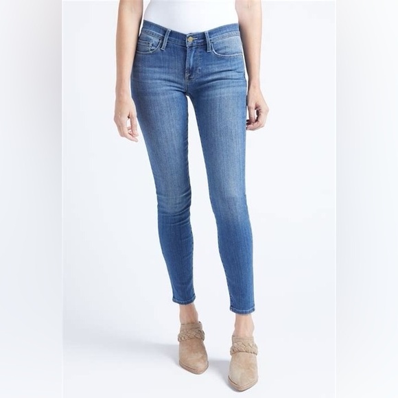 FRAME Mid-Rise Skinny Jeans 27 - Picture 1 of 6